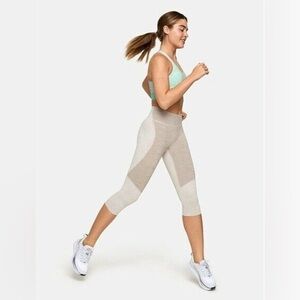 Outdoor Voices Tech Sweat Two Tone Crop 3/4Legging